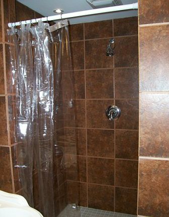Three people Shower