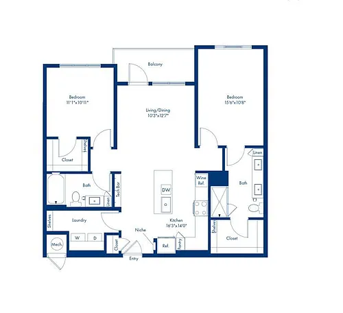 Floor plan B8