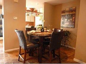 Dining area off kitchen