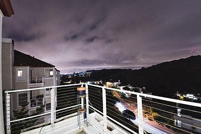 View from balcony