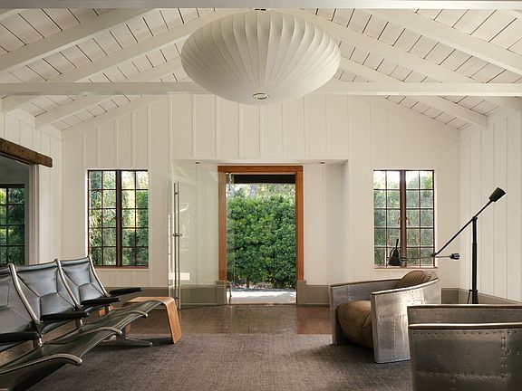 Living room looking out