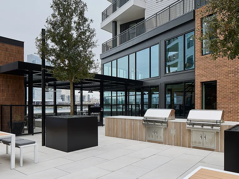NEW South Building Poolside Grilling and Picnic Area