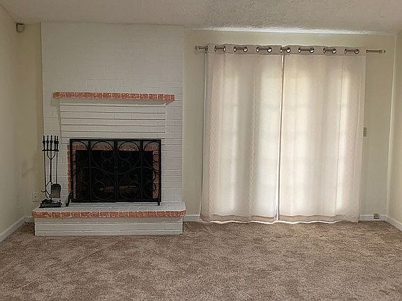 Front room, fireplace
