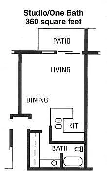 Floor plan Studio - Plan B