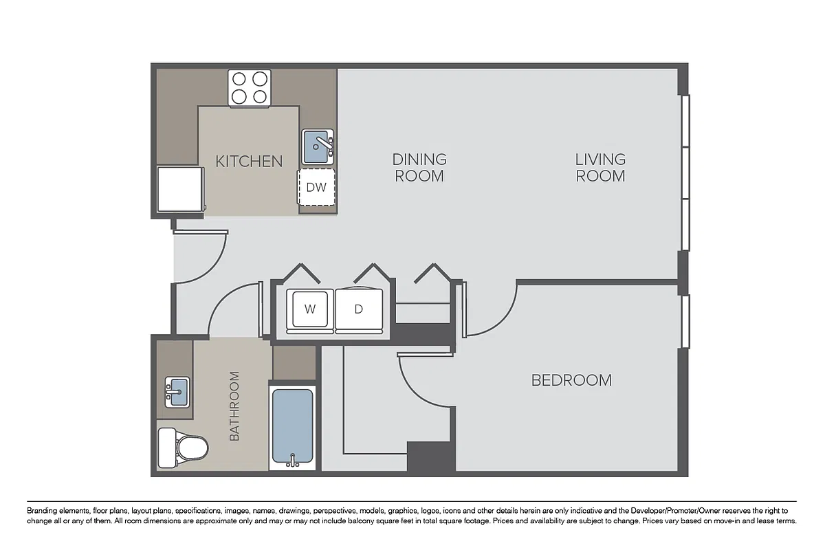 Floor plan Pacific