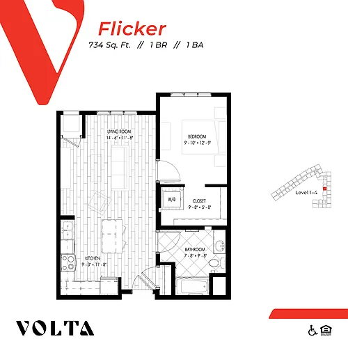 Floor plan Flicker