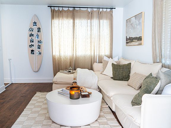 living room is spacious enough for a sectional.