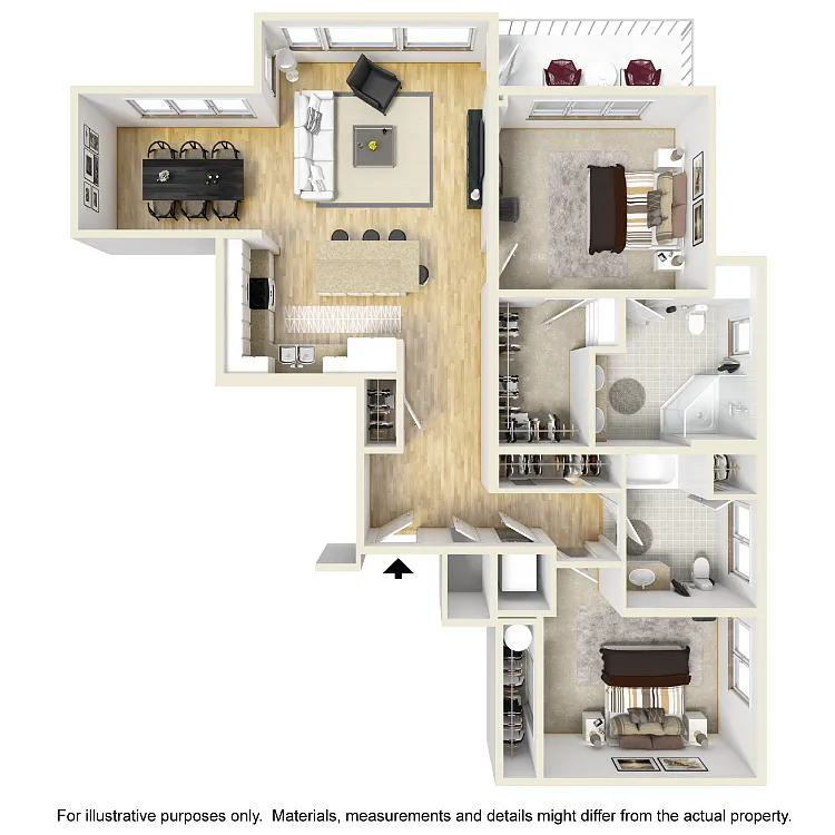 Floor plan Quay