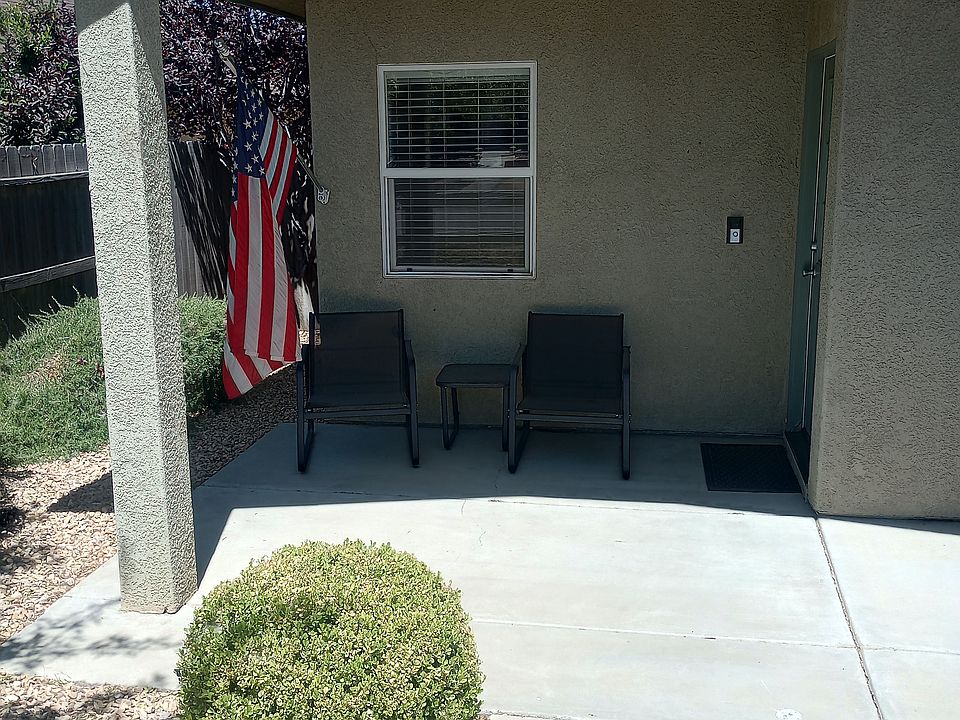 Front door and porch