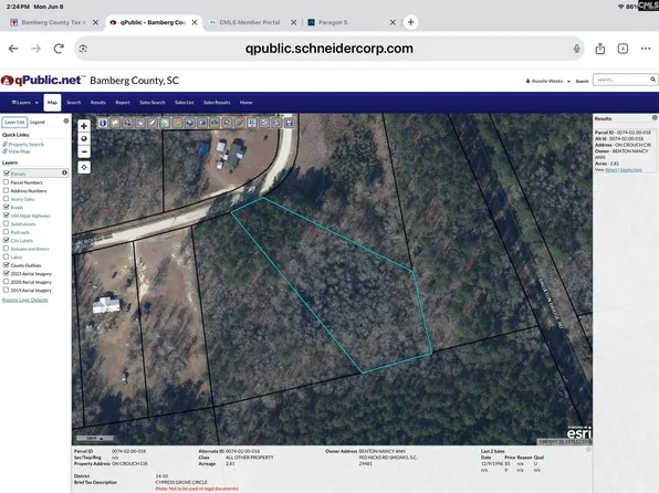 Crouch Cir, Bamberg, SC 29003
