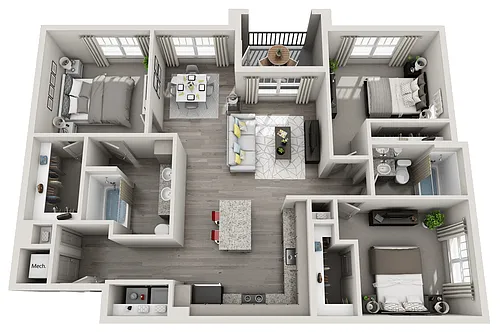 Floor plan C1