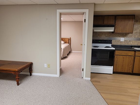 View from Living Area to Bedroom.