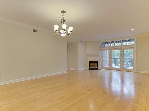 Large open dining room and living room 