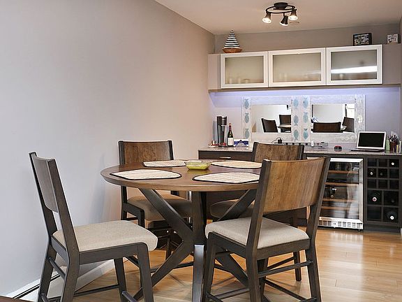 ample room for dining table