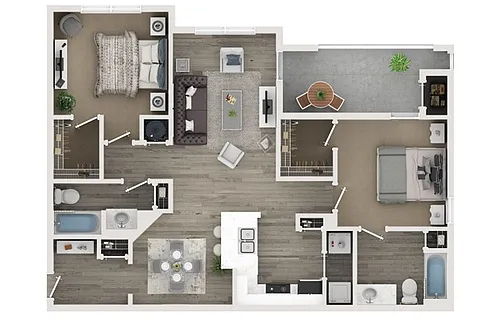 Floor plan B3