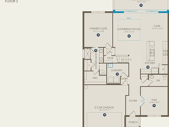 Whitestone Floor Plan, Quick Move-In Home, Floor 1