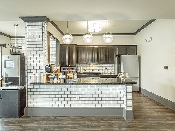 Kitchen in the clubhouse at Amberleigh Ridge