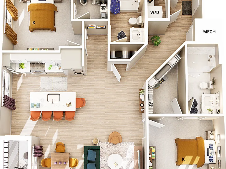 B2B floor plan Broadstone 2Thirty