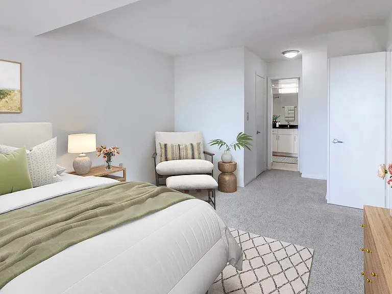 Carpeted Bedroom