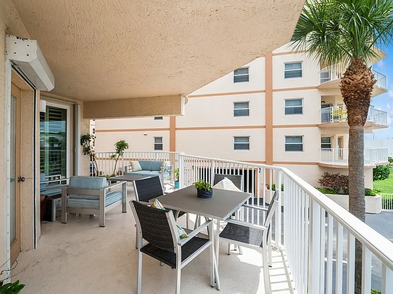 Enjoy the sunset and have dinner on the balcony
