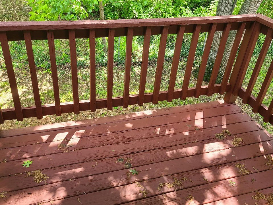 Private back deck