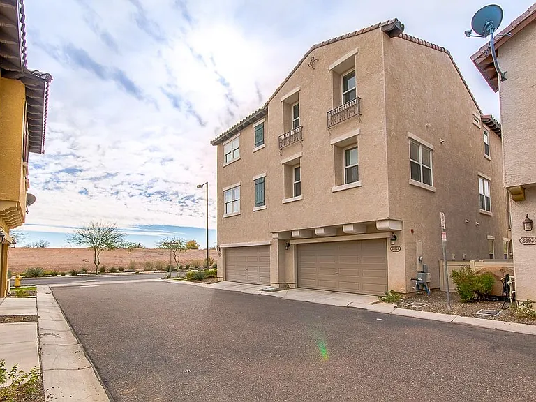 rear of townhome