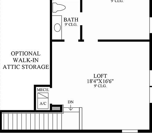 Optional Finished Loft