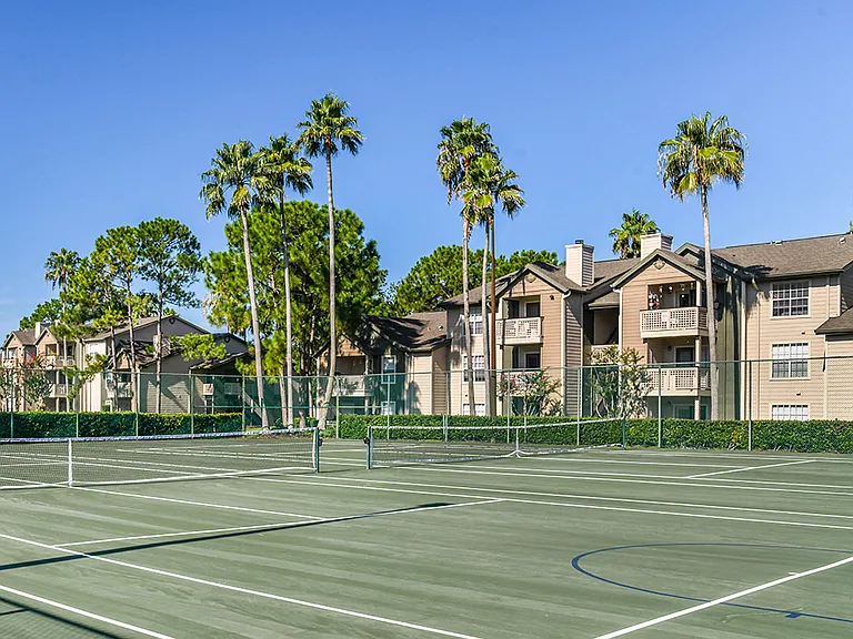 Two Tennis Courts
