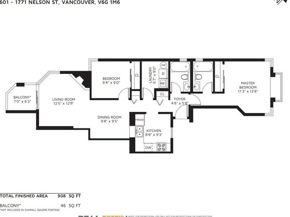 1771 Nelson St #601, Vancouver, BC V6G 1M6