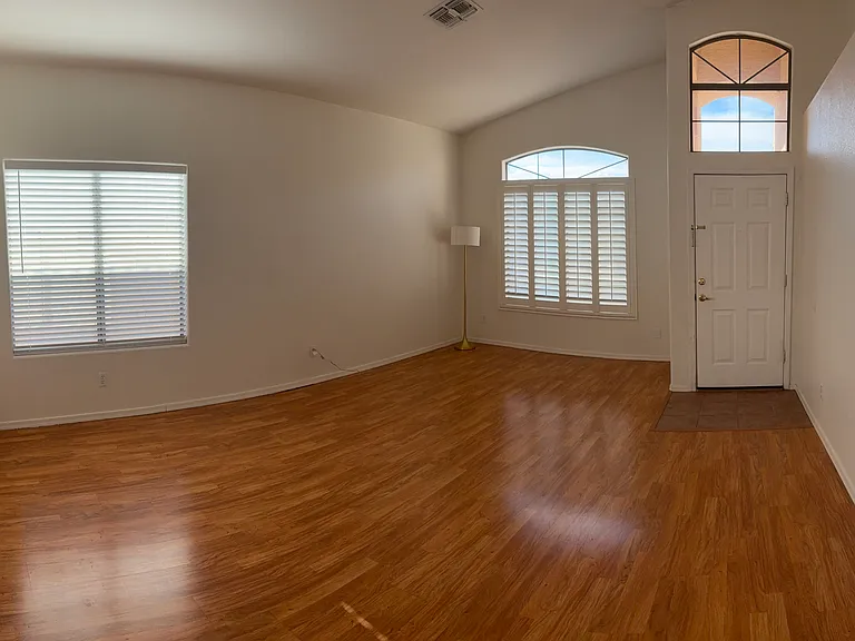 Living room from and front door