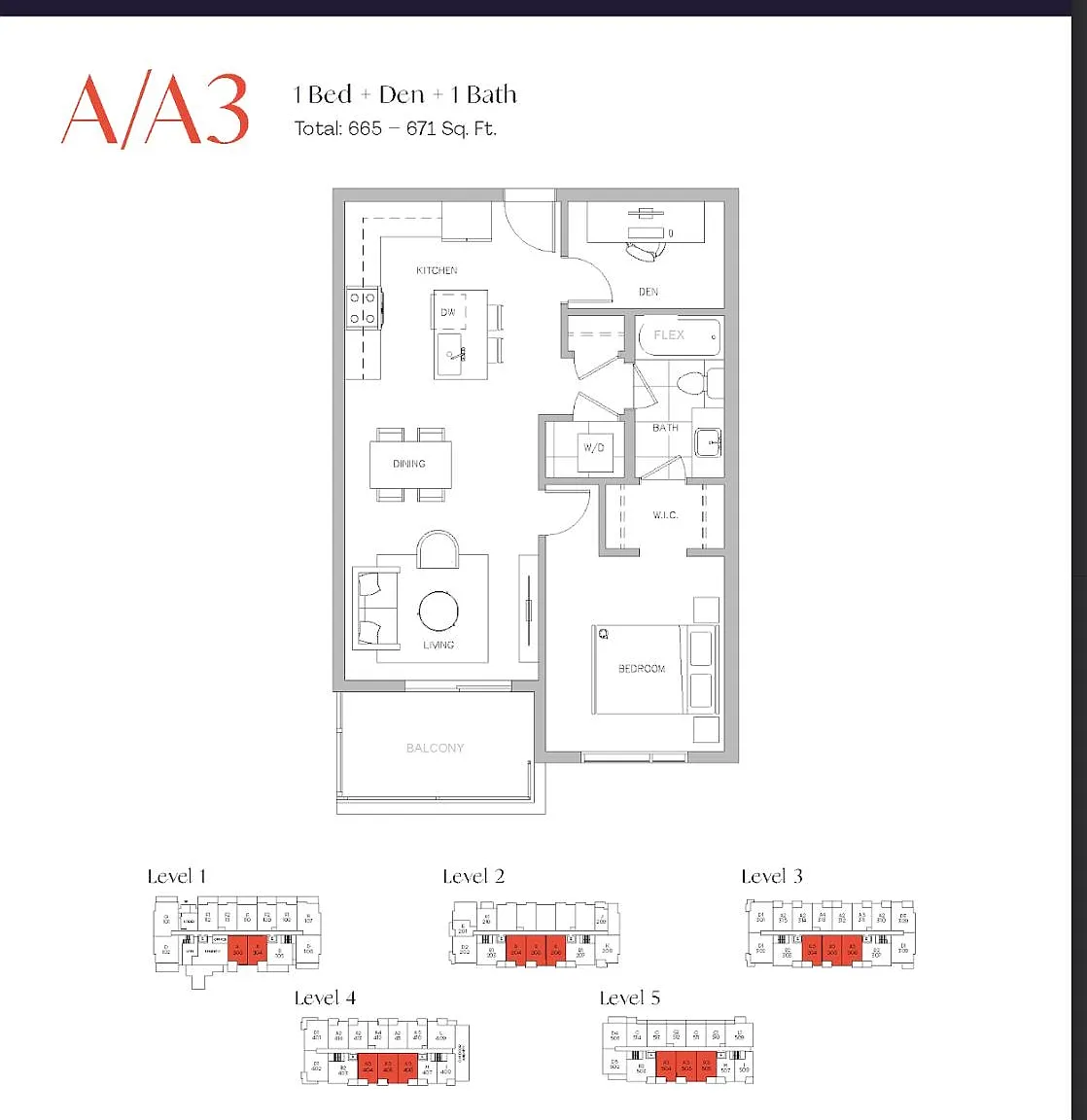 1 bed, 665 sqft, $2,150 — Photo 1