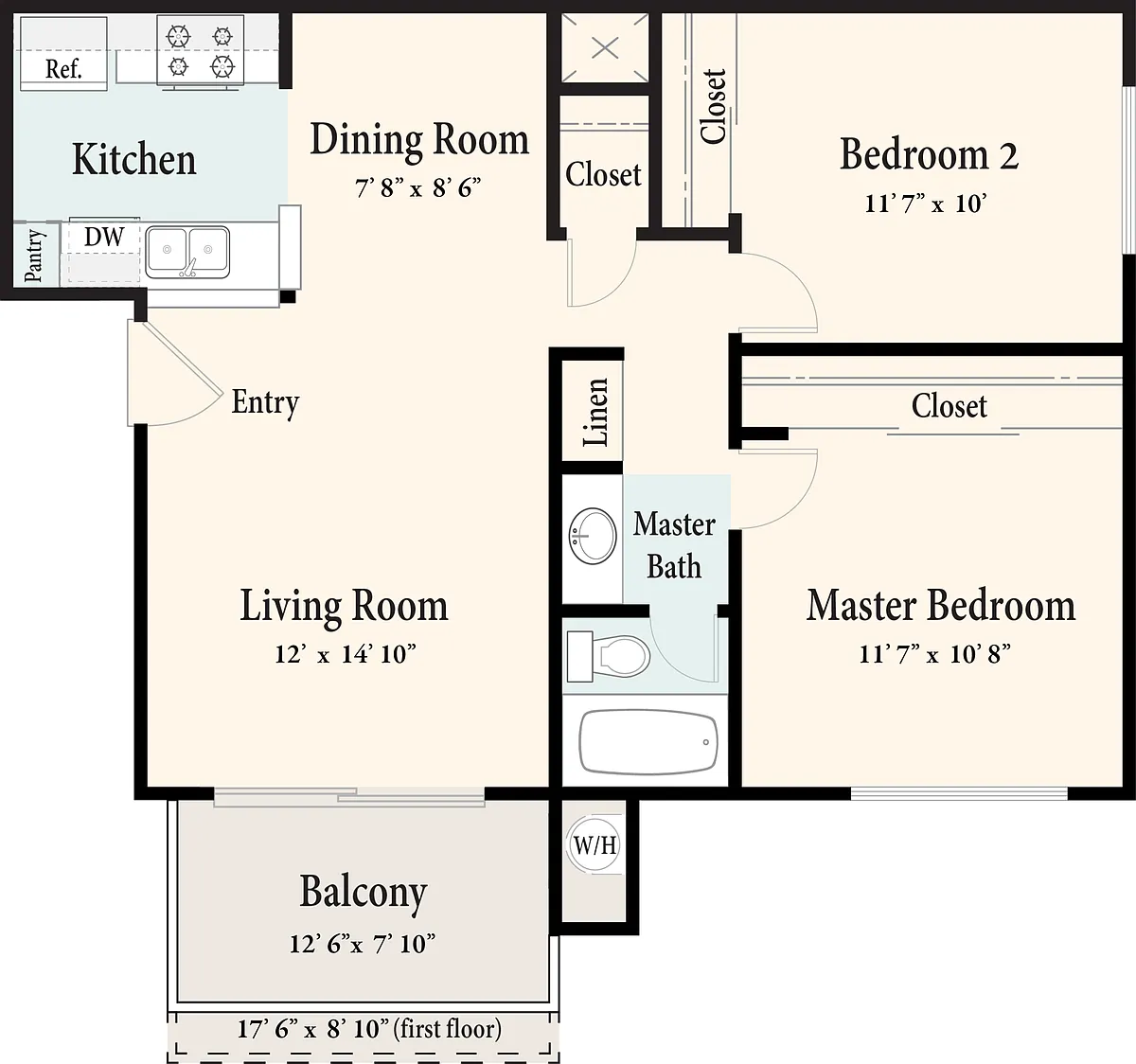 Floor plan The Aspen