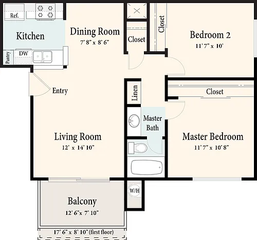 Floor plan The Aspen