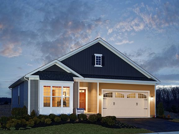 The exterior of the Pendleton single family home by Brookfield Residential at Snowden Bridge II.