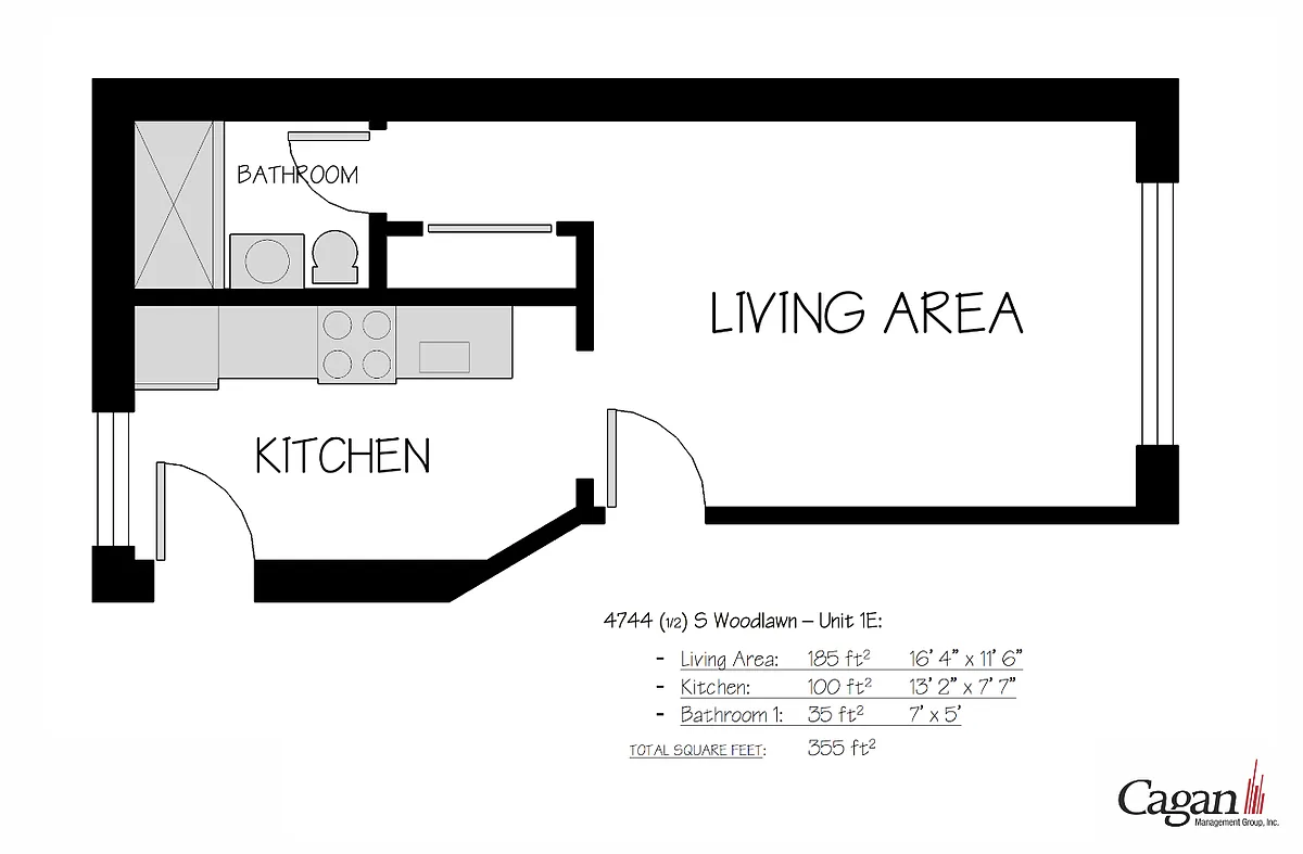 Floor plan Studio