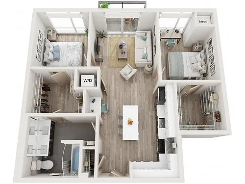 Floor plan K