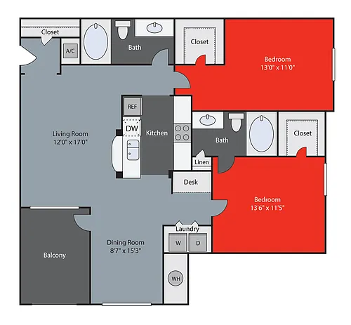 Floor plan B1