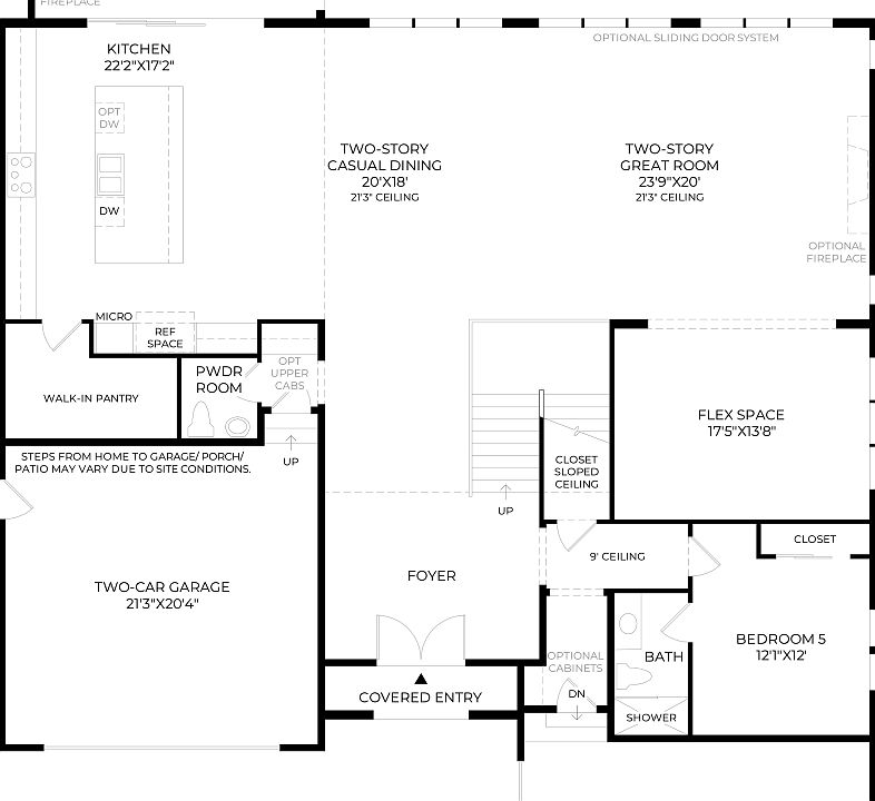 Fernwood Plan, Bella Vista at Porter Ranch Ridge Collection, Porter