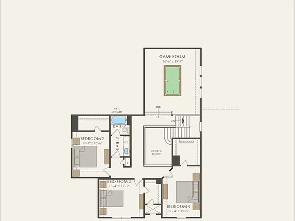 Second Floor 4 br 2.5 ba