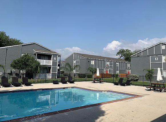 Pool and Buildings