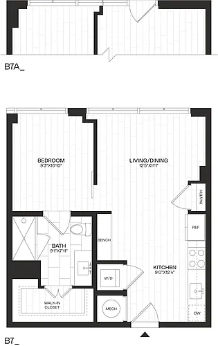 Floor plan B7A