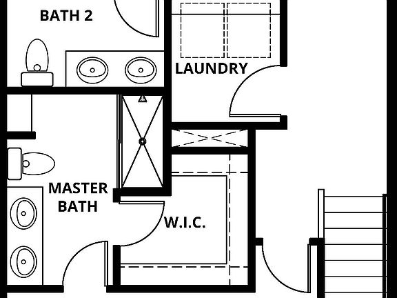 The third floor of the Ruby has the bedrooms.