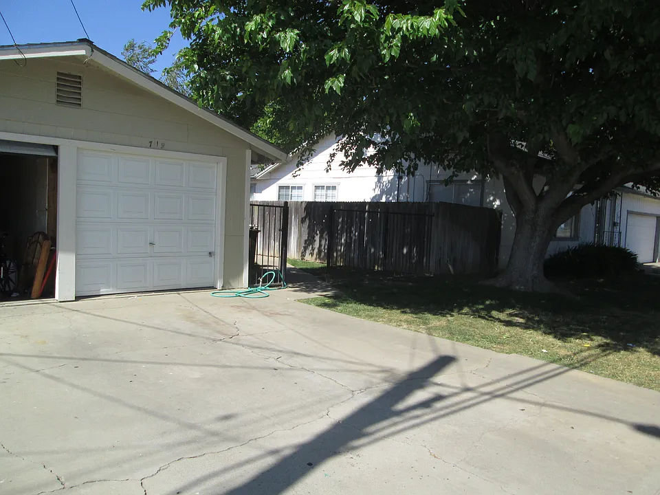 garage and driveway