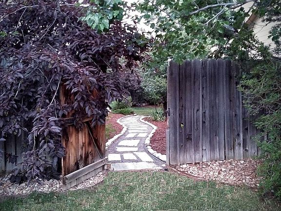 Entrance to backyard 2019