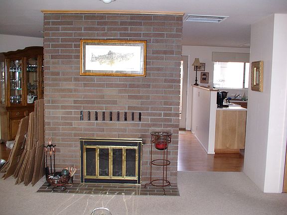 living room fireplace