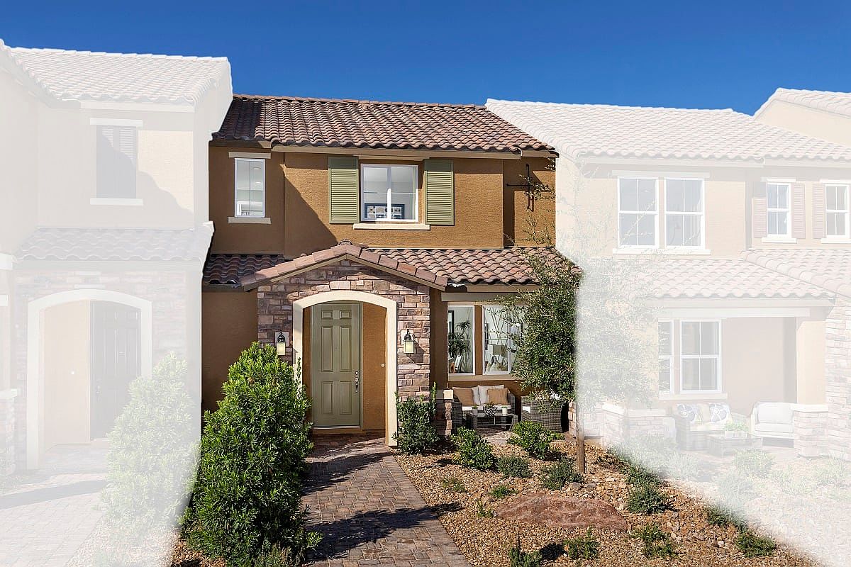 Plan 1430 Interior Unit Modeled Plan, Groves at Inspirada, Henderson