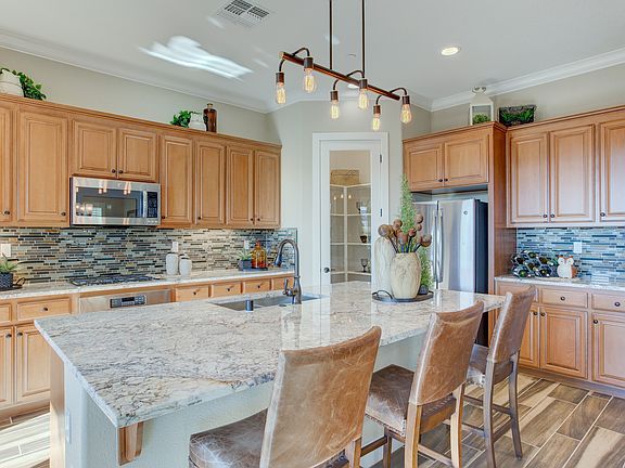 Striking kitchen with island