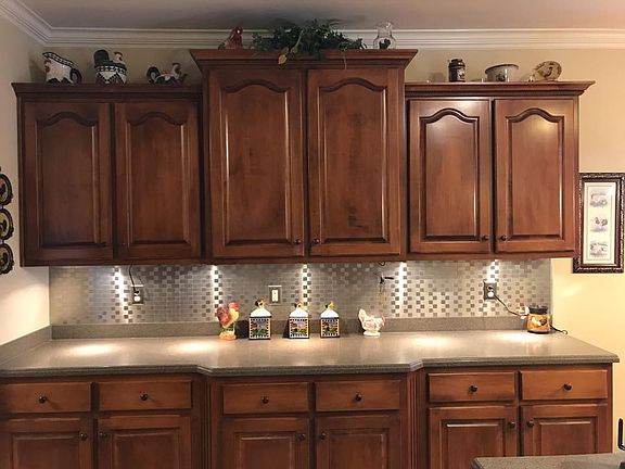 Kitchen cabinets and counter