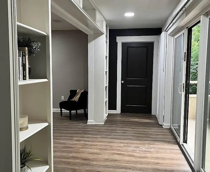 Built in bookcase
