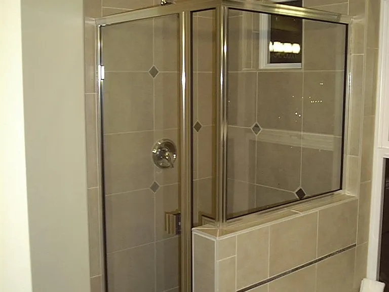 shower master bathroom
